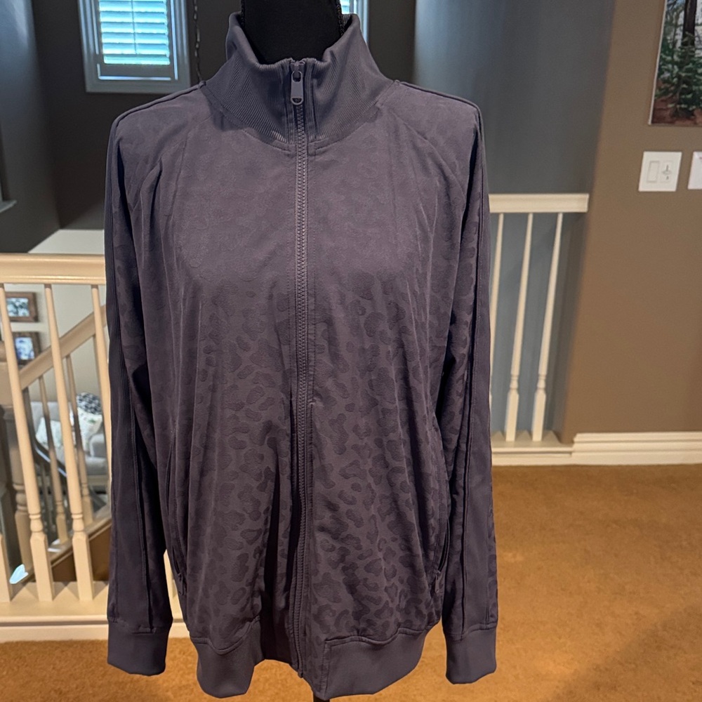 Athleta Purple Zipper Jacket